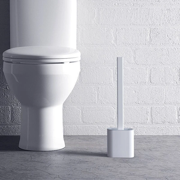 flexy toiletborstel - hygienisch siliconen - komt in alle hoeken en gaatjes - makkelijk schoon te houden