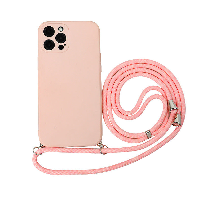 Iphone Hoesje met Cross Body Koord - Jouw iPhone altijd bij de hand- Handig en veilig - Verstelbare lengte - Stijlvol design - Geschikt voor alle gelegenheden