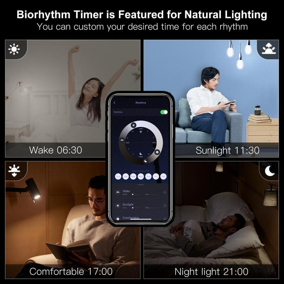 Smart Wifi gloeilamp - filament - sfeervolle en slimme lamp in één - puur wit en warm wit licht - E27 - gebruik met uw mobiele telefoon