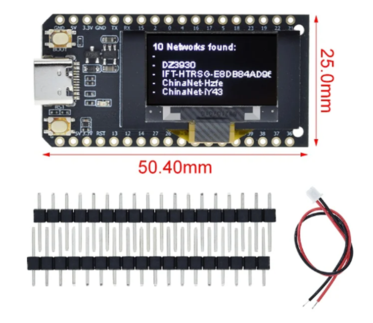 lilygo ttgo 4m bytes (132m bit) pro esp32 oled V3.0 display wifi + bluetooth esp32 module