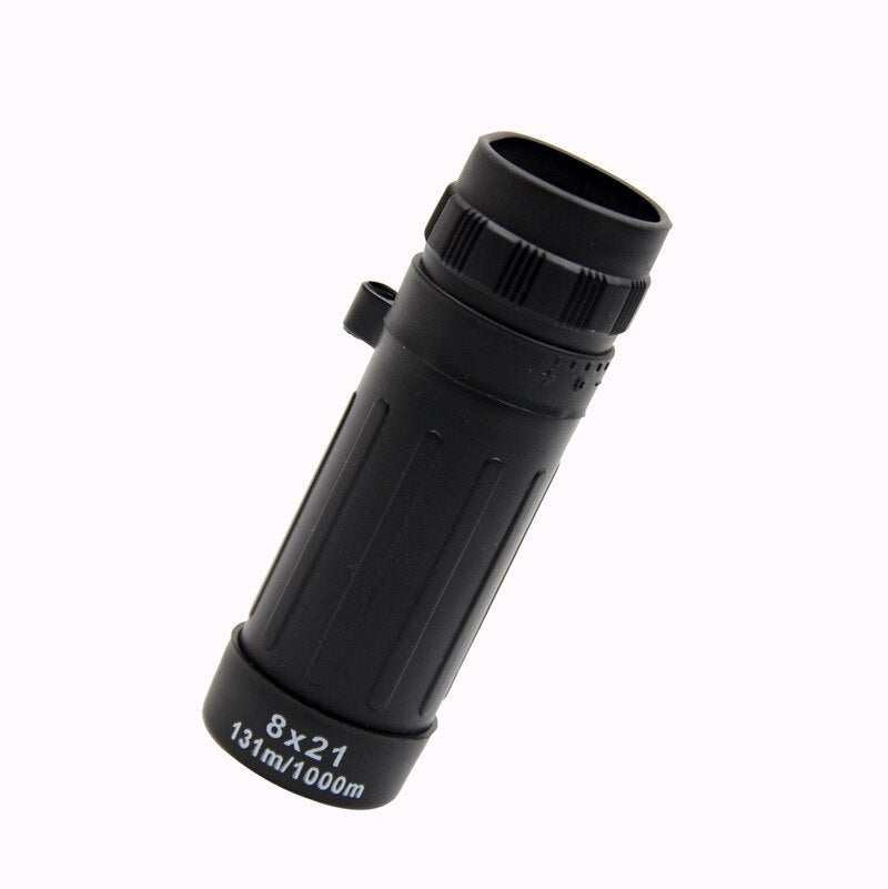 Monoculaire verrekijker - 8x21 - Monoculair - Vogelkijker - monokijker - spotting scope - compact - zwart - perfect voor hiken - dagjes uit - natuur