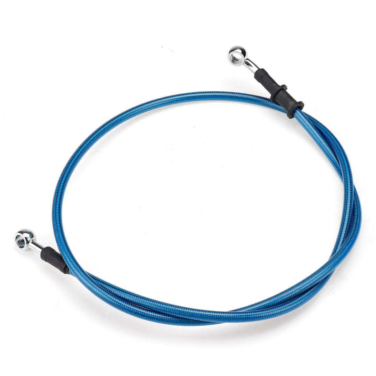 300 mm-2200 mm motorfiets gevlochten rem koppeling olieslang lijn pijp kabel universeel blauw
