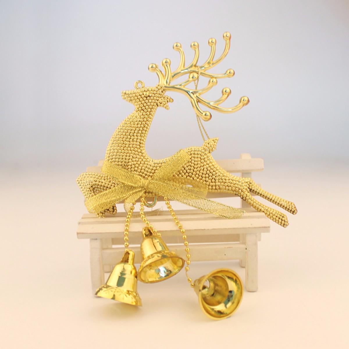 kerstboom rendier elk herten bell ornament hanger kerstfeest hangende decor