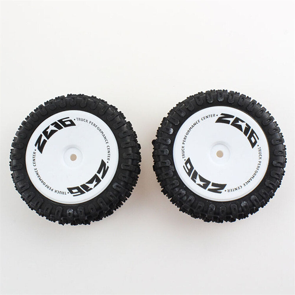 2 stuks wltoys 124007 1/12 rc auto spare voorbanden wielen velgen gelijmd 2485 voertuigen modellen onderdelen accessoires