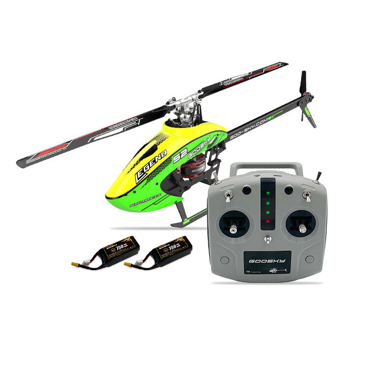 goosky s2 6ch 3d aerobatic dual brushless direct drive motor rc helicopter rtf met gts flight control system