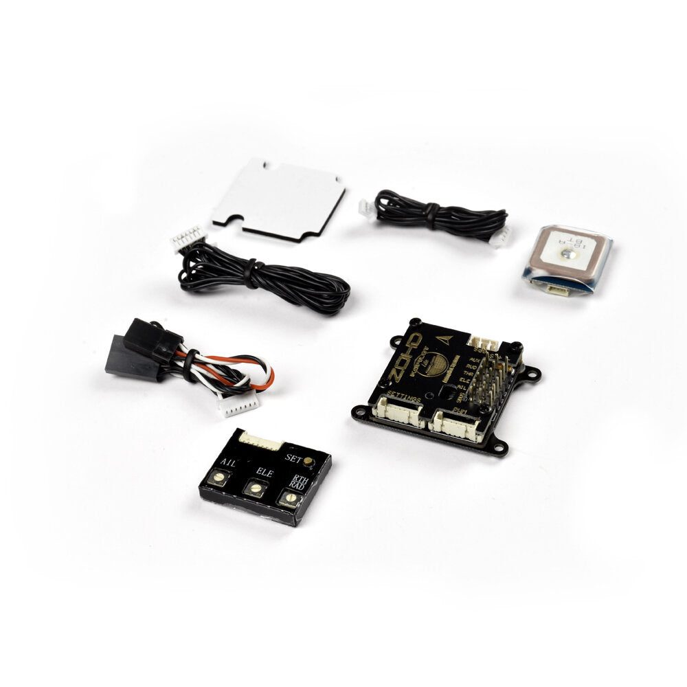 zohd kopilot lite autopilot-systeem flight controller met gps module return home stabilisatie gyro voor fpv rc-vliegtuigen fixed-wing