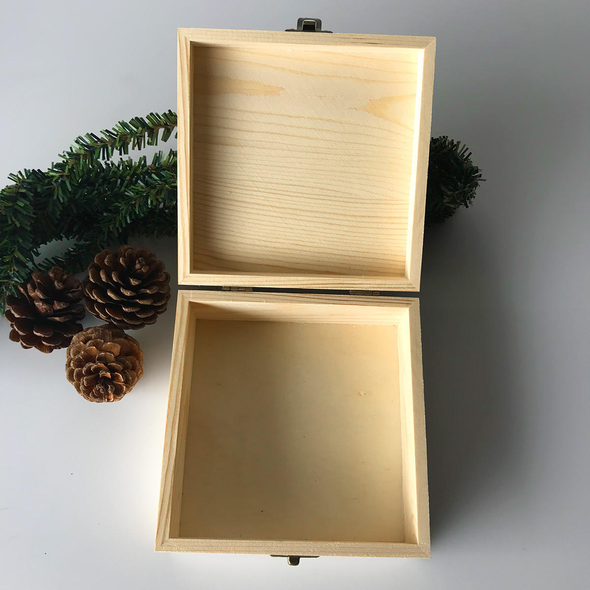 kerstmis ornament wooden gift box toys