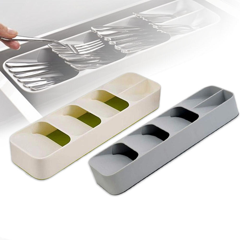 desktop organiser lade keuken lade organiser lade scheiding afwerking opbergdoos voor lepel vork bestek zilverwerk