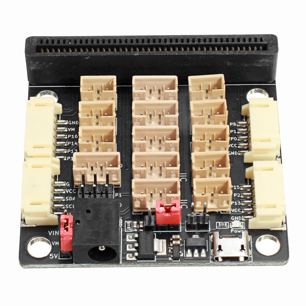 emakefun dc5v micro: bit v3.0 ph2.0 sensoruitbreidingskaart micro-usb-voeding