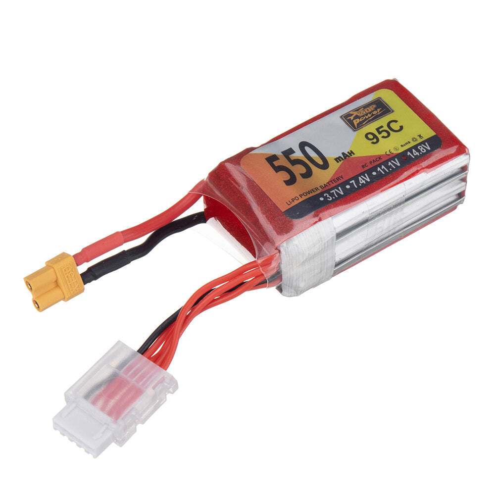 zop power 14.8v 550mah 95c 4s lipo-batterij xt30 stekker voor rc drone