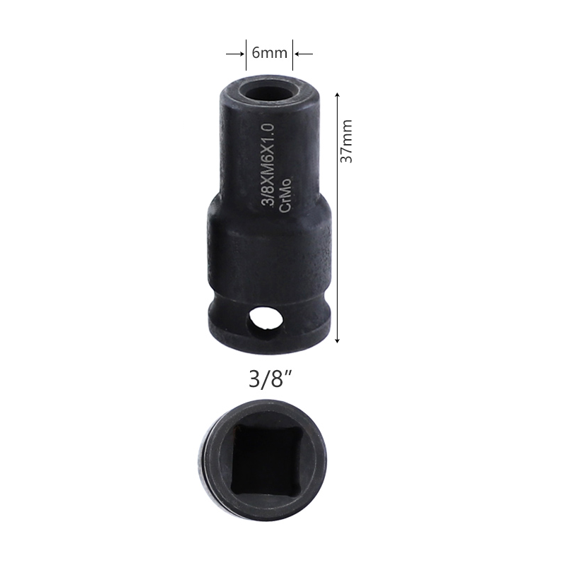 socket adapter 6mm/8mm/10mm socket houder 3/8 inch vierkante driver bout driver voor hanger bouten draad gereedschap