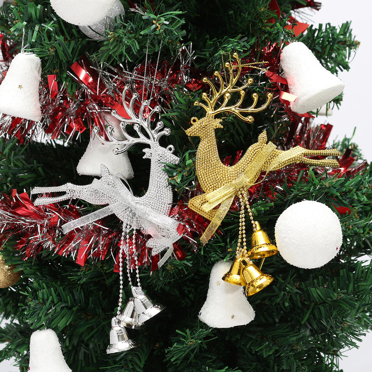 kerstboom rendier elk herten bell ornament hanger kerstfeest hangende decor