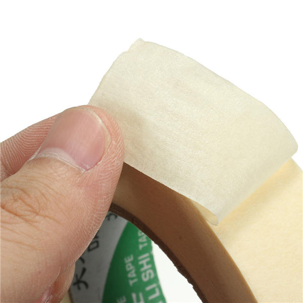 25mm x 50m roll beige masking tape afdrukken decoratieve adhesive sticker