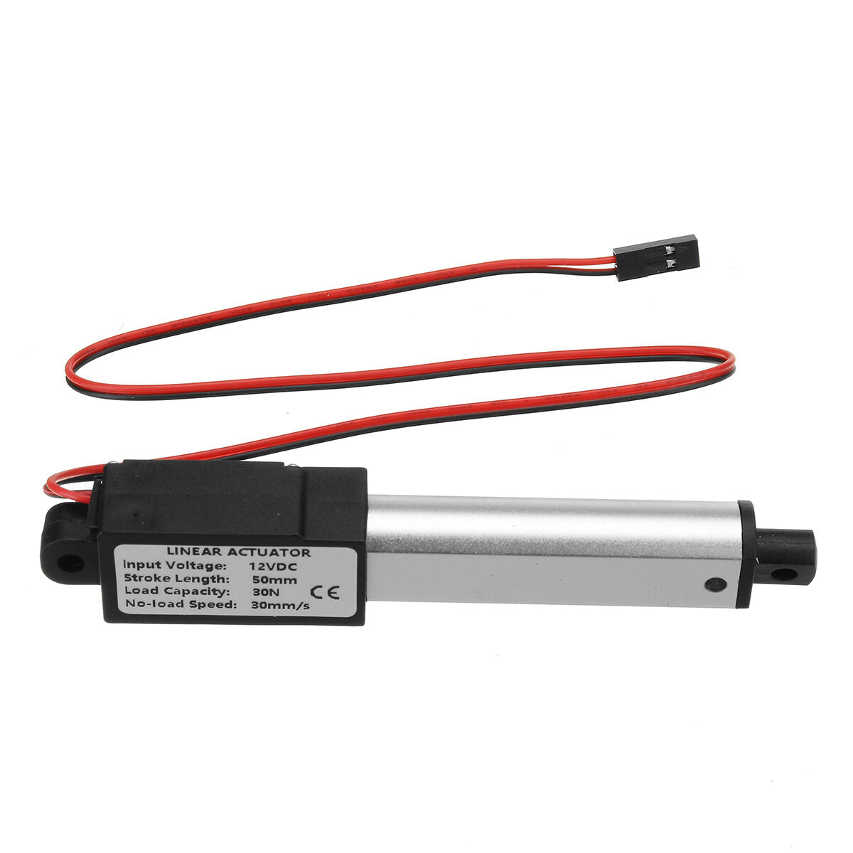 9.5-15-30 mm/s dc 12 v 50mm slag mini elektrische lineaire actuator motor aluminium lineaire actuatoren lineaire motor telescopische staaf lifter