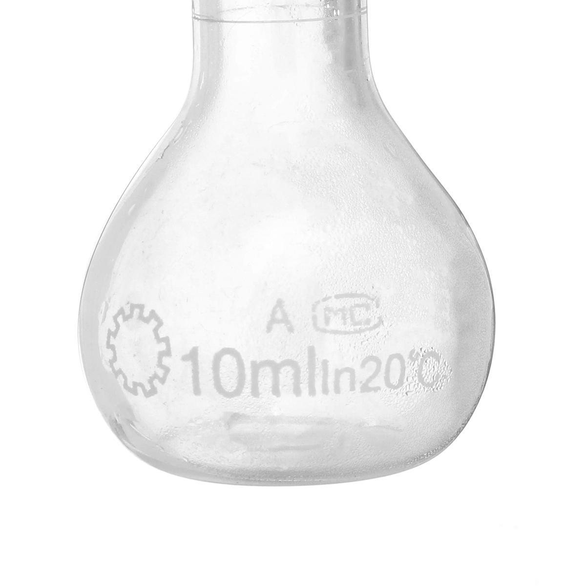 10 ml doorzichtige glazen maatkolf met glazen stop lab chemistry glassware