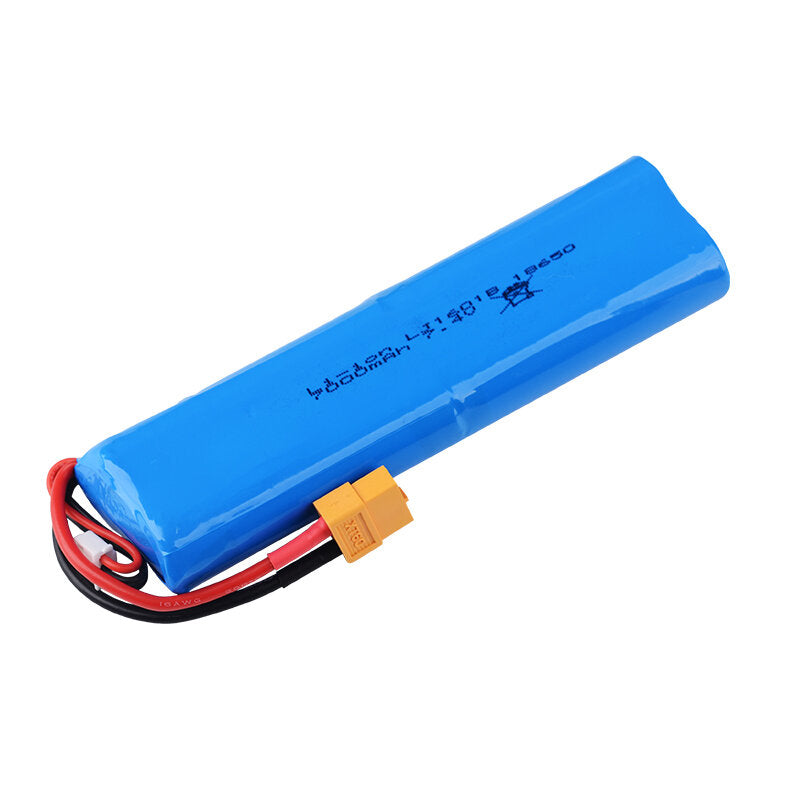 7.4v 7000mah 20c 2s lipo batterij xt60/tamiya plug voor henglong 3818 3889 3809 rc tank auto model onderdelen