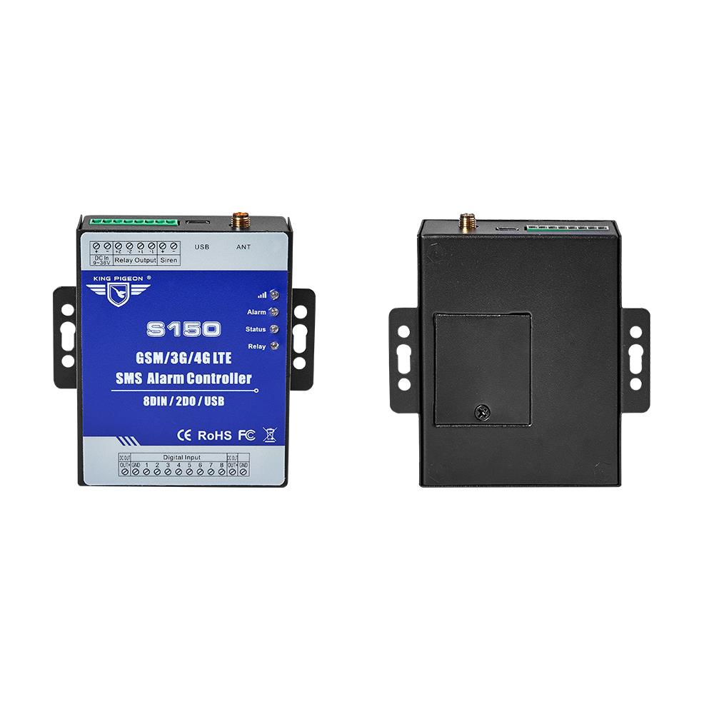 s150 gsm 2g 3g cellulair rtu sms-alarmcontroller industrieel iot-monitorsysteem