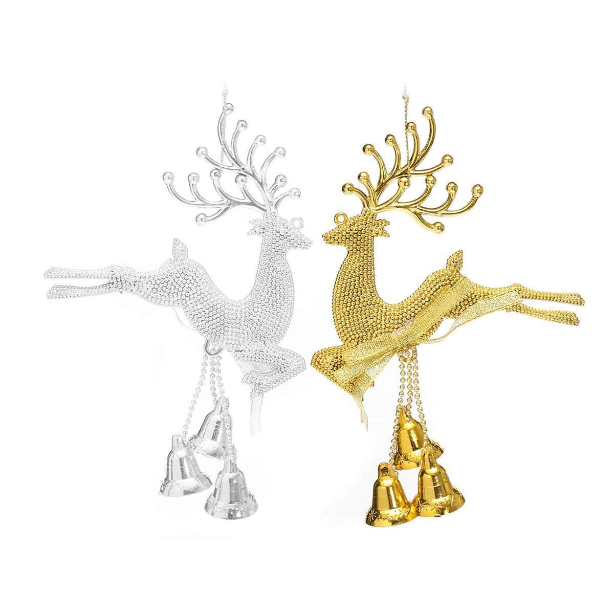 kerstboom rendier elk herten bell ornament hanger kerstfeest hangende decor