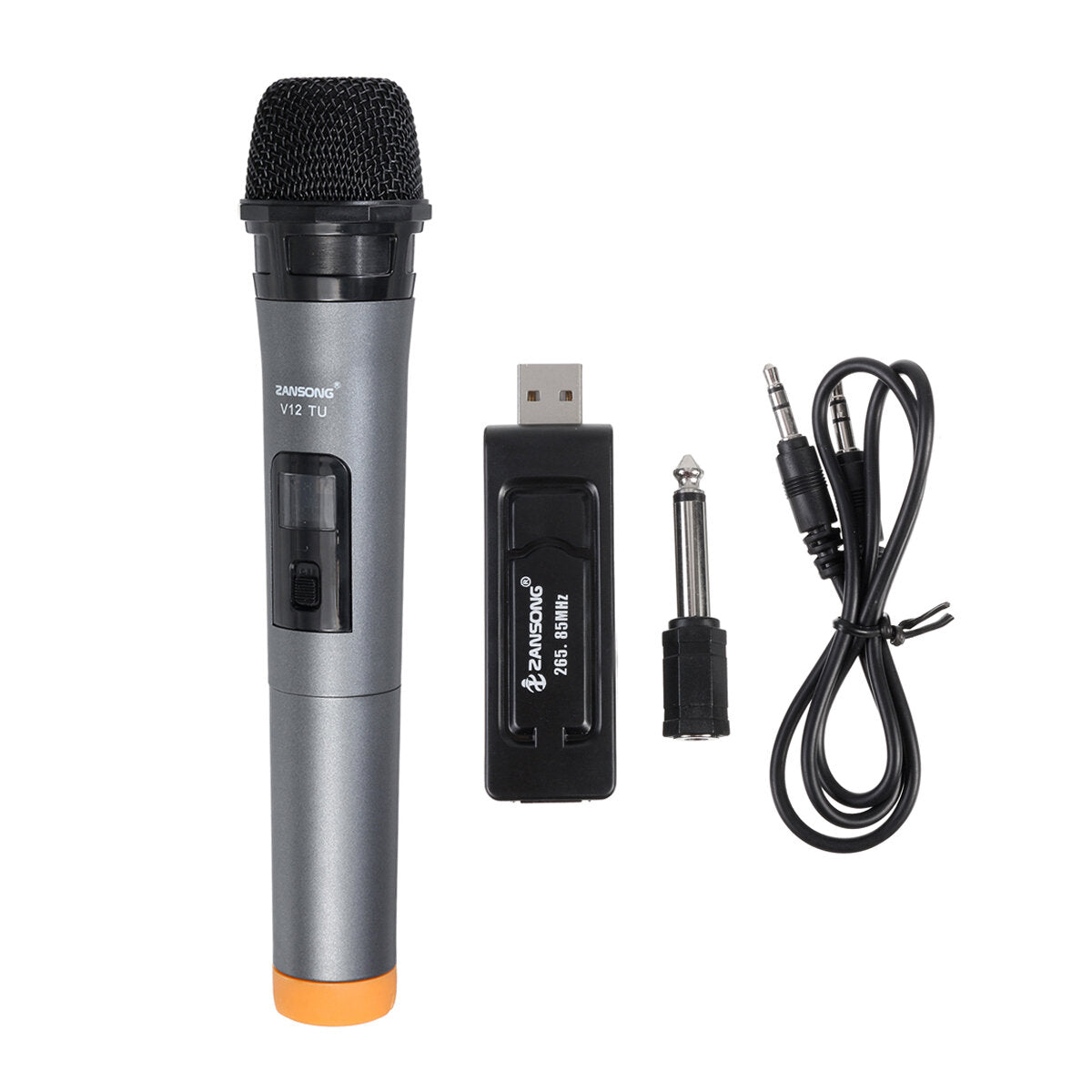 professionele uhf draadloze microfoon handheld microfoonsysteem karaoke met ontvanger en scherm