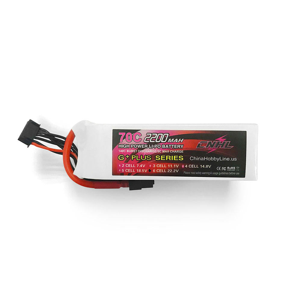 cnhl g + plus 2200 mah 22.2 v 6 s 70c lipo batterij xt60 plug voor rc drone fpv racing