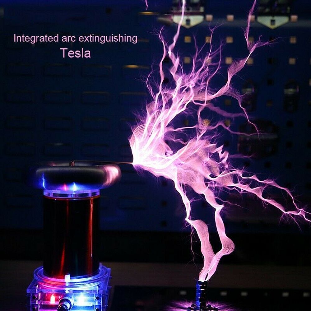 muziek sstc solid state tesla coil geïntegreerde arc-onderdrukking tesla coil voor square wave muziek coaxkabel signaaloverdracht