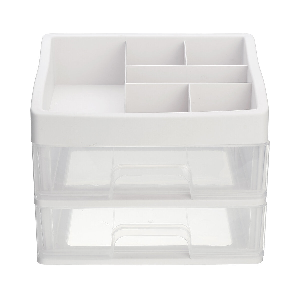 plastic make-up houder vak opslag desktop container cosmetische sieraden container tabel organisator