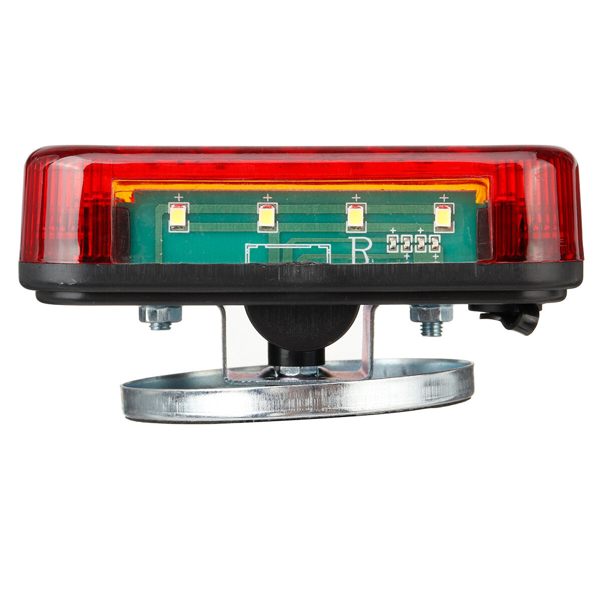 2 stuks magnetische led draadloze achterlicht achter waarschuwing remlicht voor truck towing trailer tractor caravan marine boot