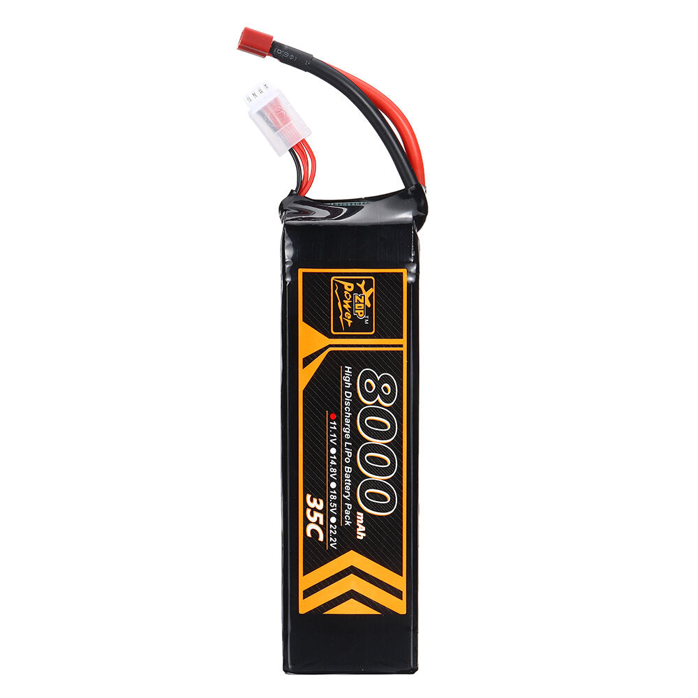 zop power 11.1v 8000mah 35c 3s lipo-batterij t deans-stekker voor rc-auto