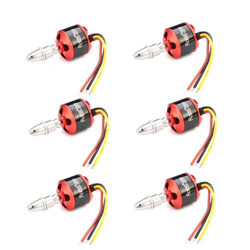 6 stuks racerstar br2212 1400kv 2-4s borstelloze motor voor rc-modellen