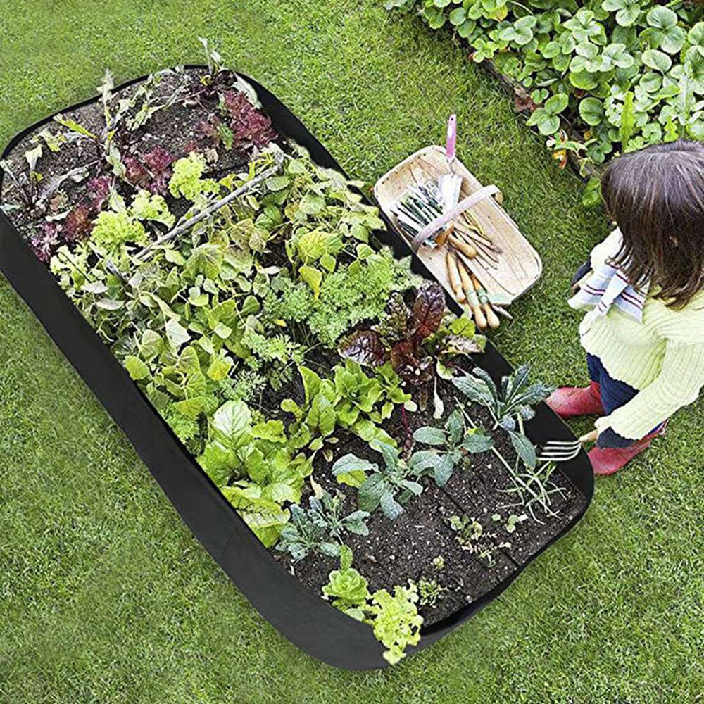 tuin groeitas buiten groente planter tuinpotten tuin levend zak stof groeipot tuinbenodigdheden