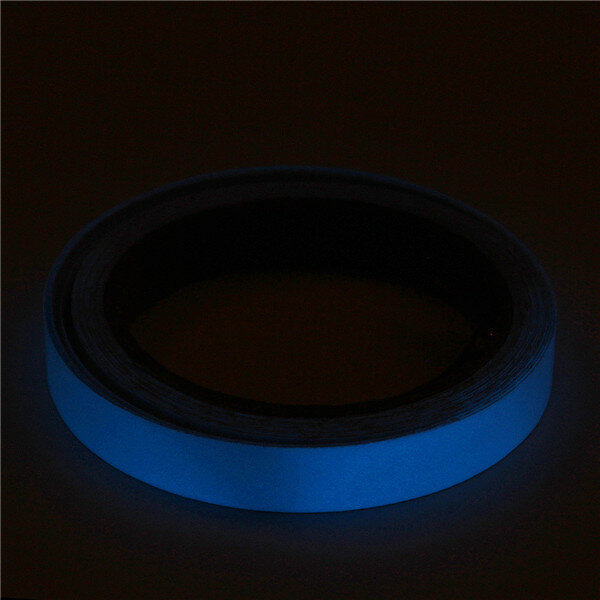 15 mm × 5 m pet-lichtgevende waarschuwingstape pvc-acryl opslaglichttape