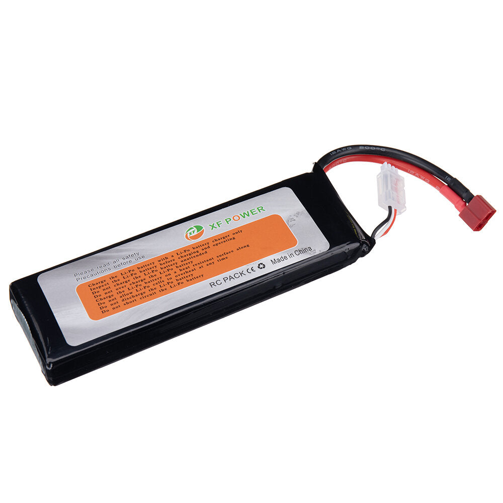 xf power 7.4v 6000mah 60c 2s lipo batterij t deans plug voor rc drone