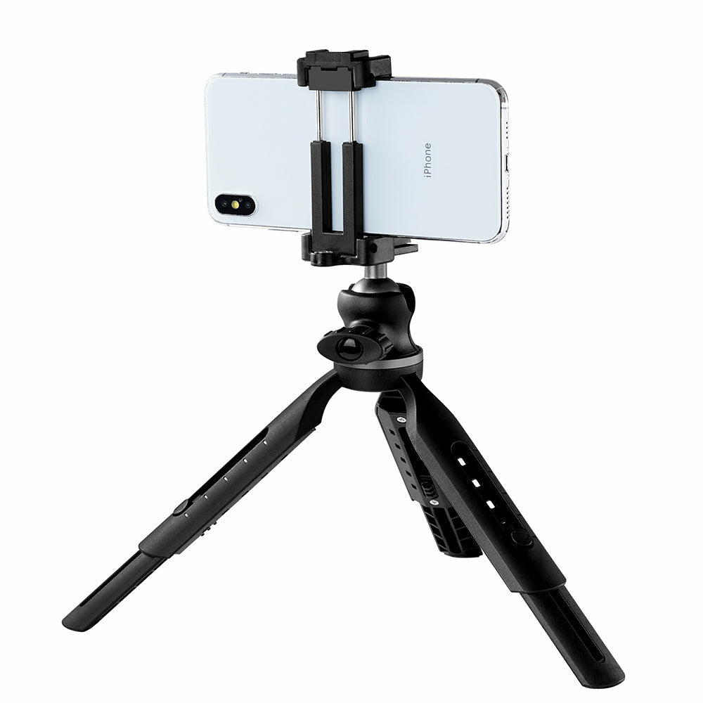 telesin draagbaar statief 360graden met telefoonhouder voor smartphone action camera