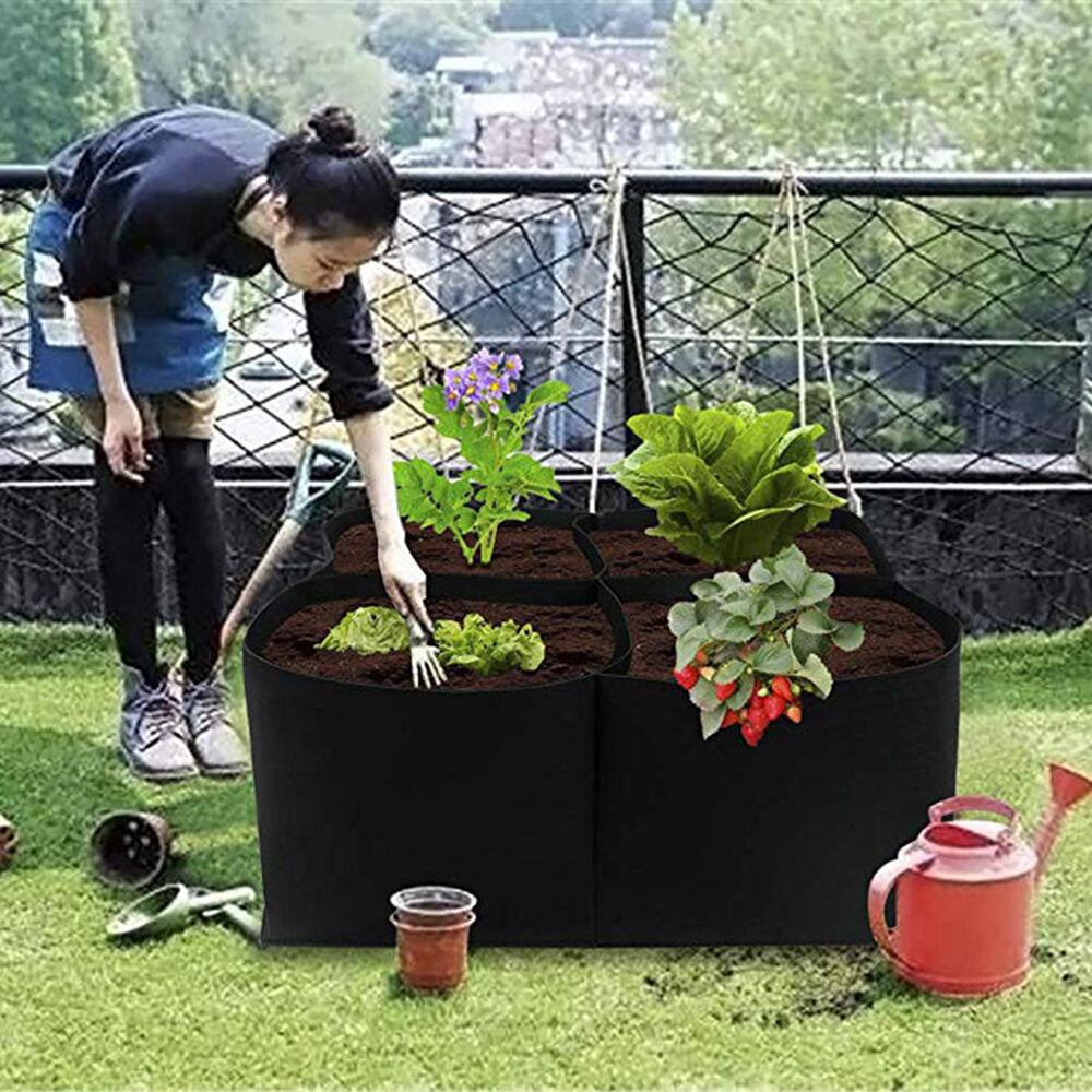 tuin groeitas buiten groente planter tuinpotten tuin levend zak stof groeipot tuinbenodigdheden