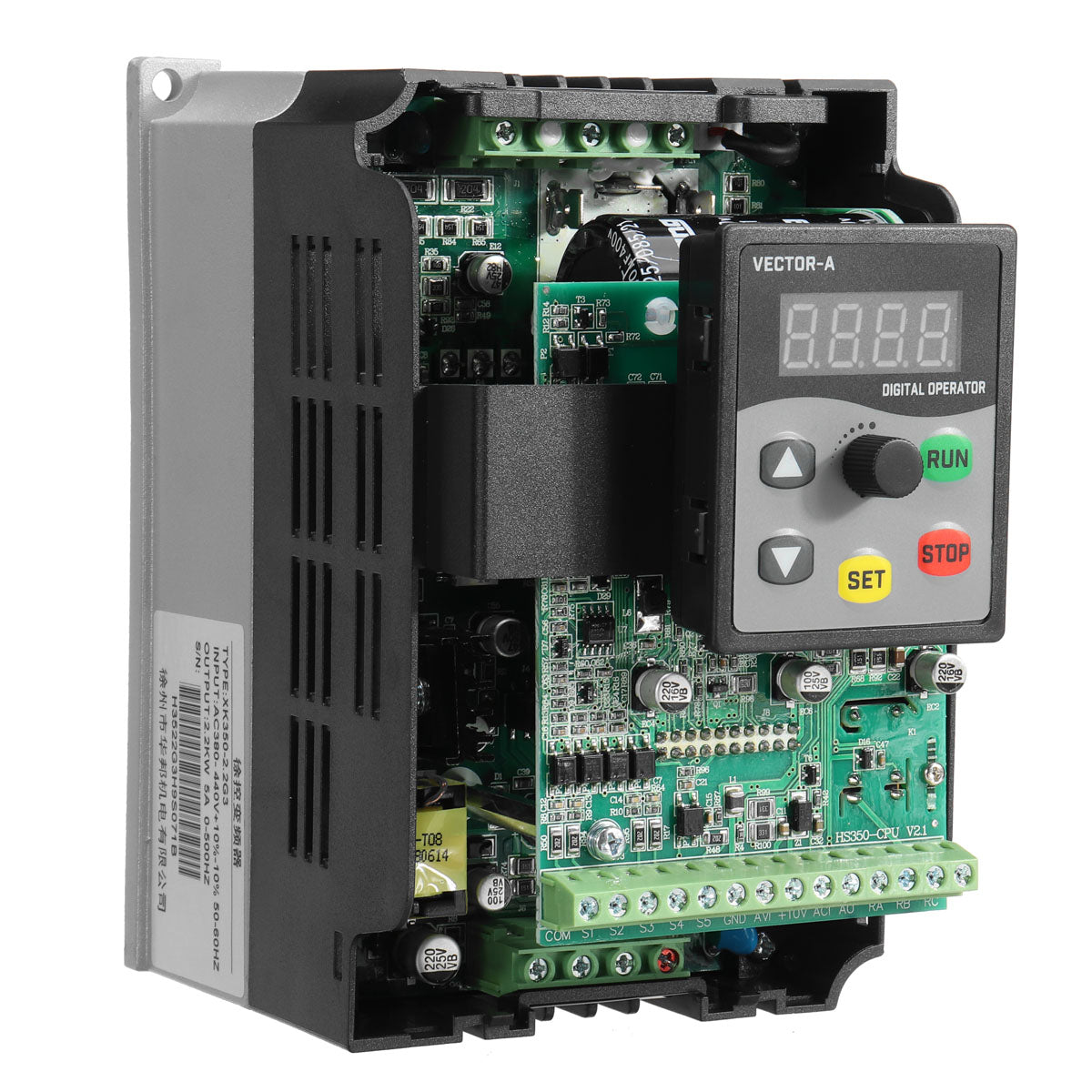 2.2kw 3hp 380v 5a 3 tot 3 fase variabele frequentie omvormer motor driver vsd vfd