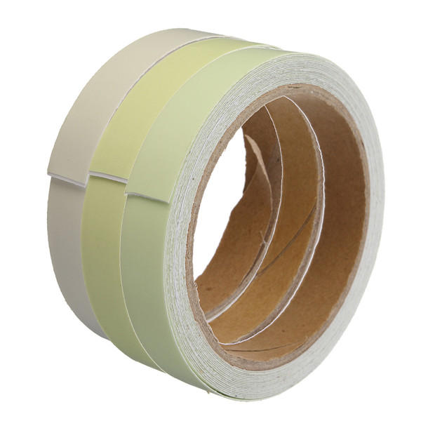 15 mm × 5 m pet-lichtgevende waarschuwingstape pvc-acryl opslaglichttape