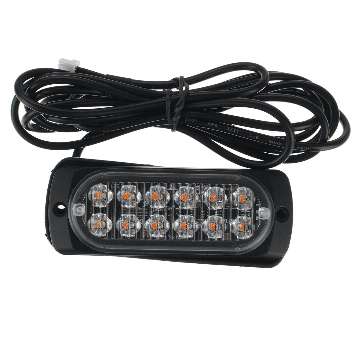 12 v / 24 v 4/6 12 led knipperlicht stroboscoop lamp truck herstel amber baken & controle waterdicht