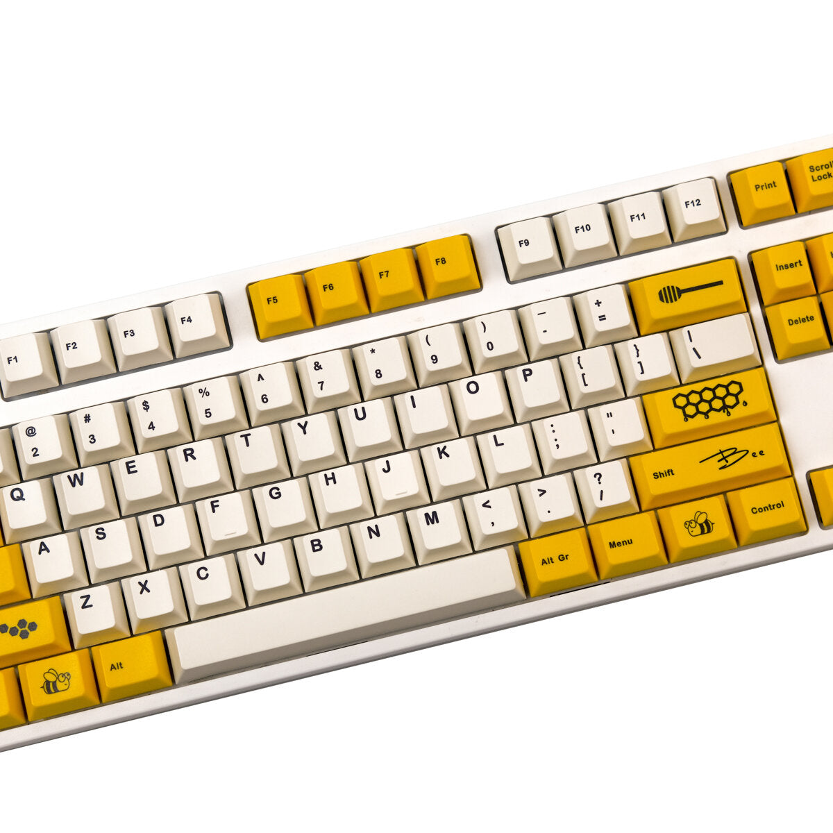 128 toetsen bee pbt keycap set cherry profile sublimation custom keycaps voor mechanische toetsenborden