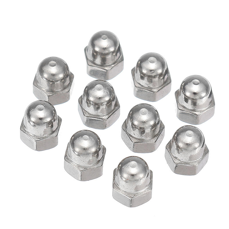 m3sn6 30 stuks m3 304 rvs dome hoofddop acorn hex nuts draad decor cover noten