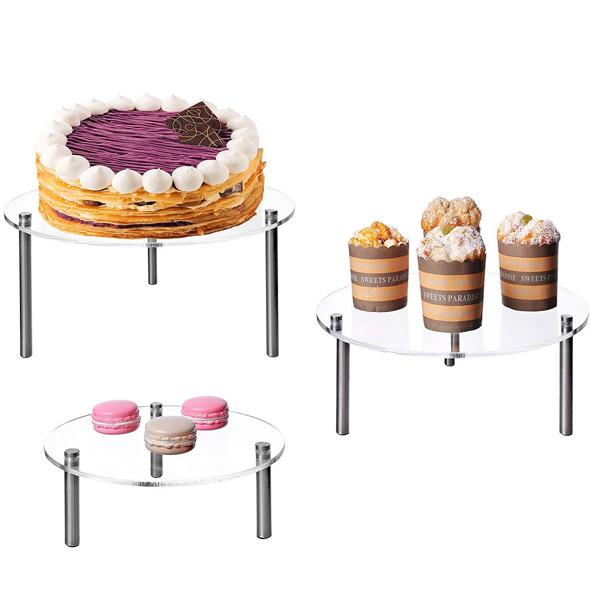 3 tier cake stand opbergrek bruiloft verjaardagsfeestje dessert display houder decoraties