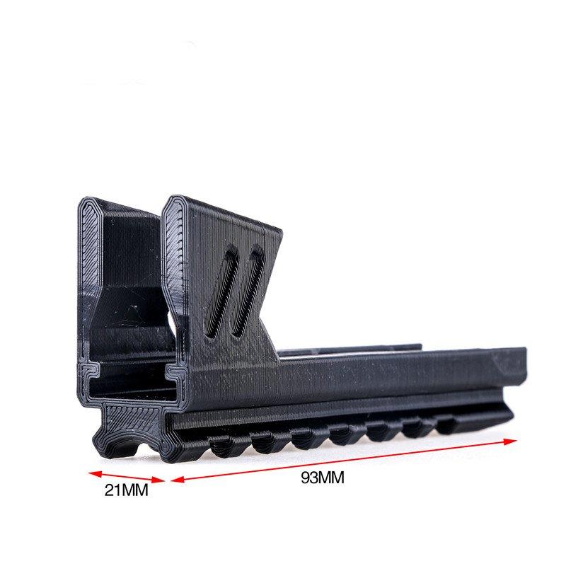 werknemer f10555 3d-printen inclosed type onderste raildeel voor nerf stryfe