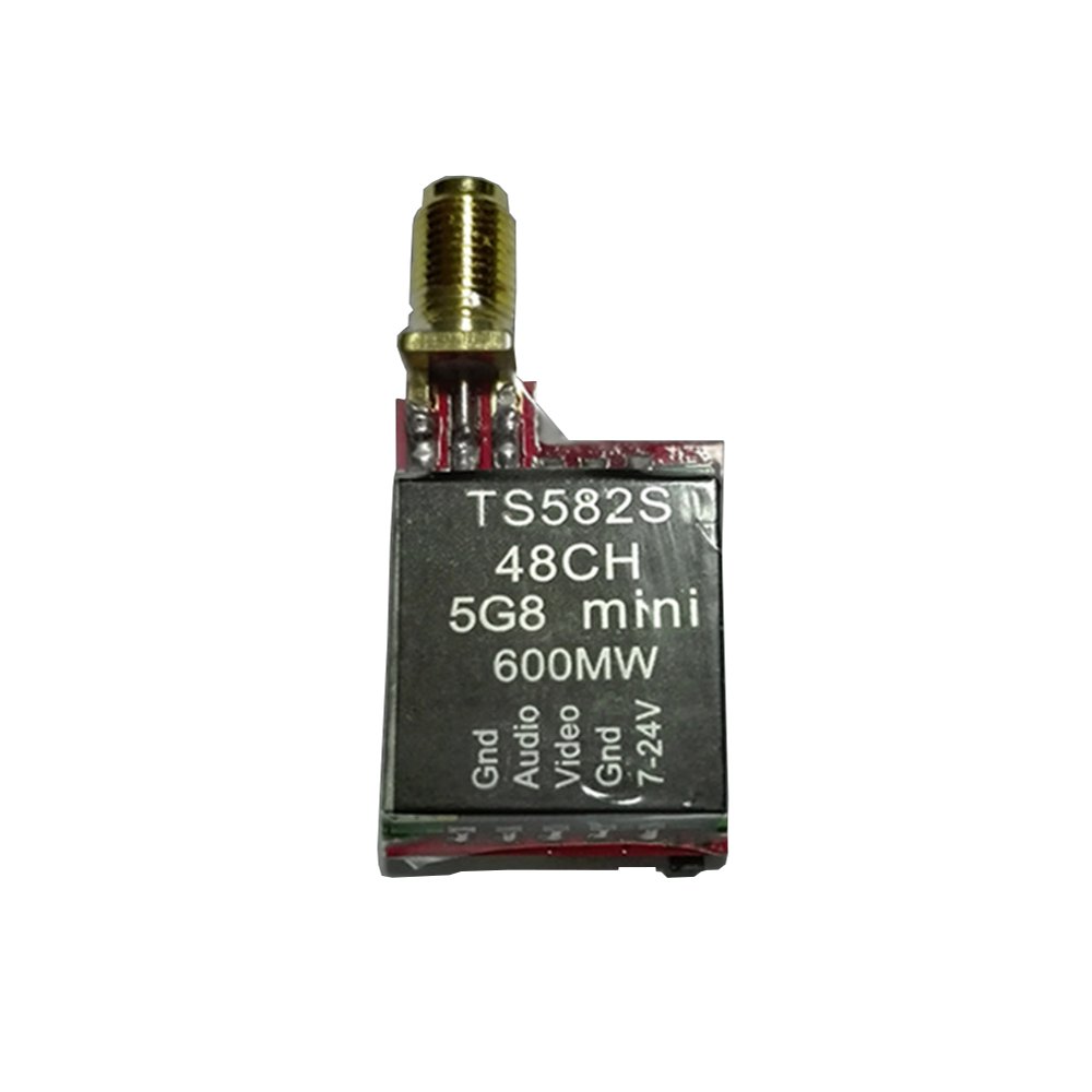 ts582s 5.8g 48ch 25mw/200mw/600mw schakelbare mini fpv-zender met digitaal display voor rc radiografische drone