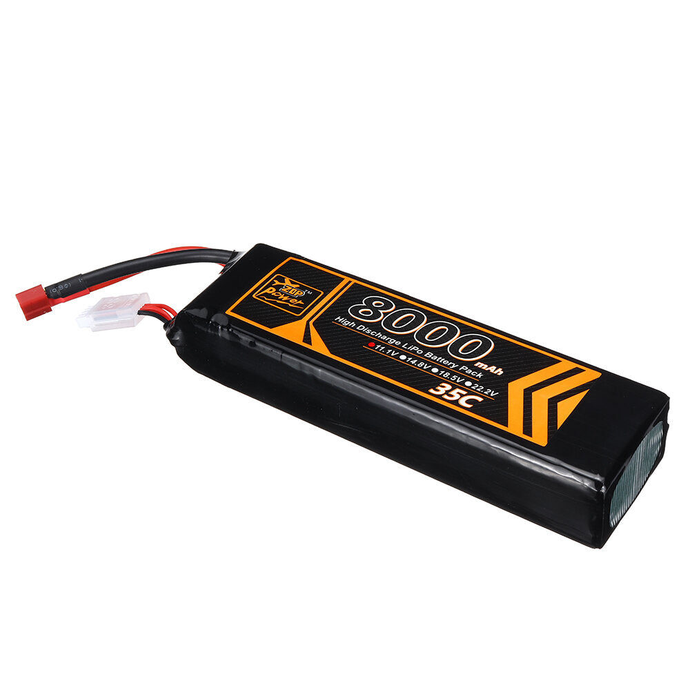 zop power 11.1v 8000mah 35c 3s lipo-batterij t deans-stekker voor rc-auto