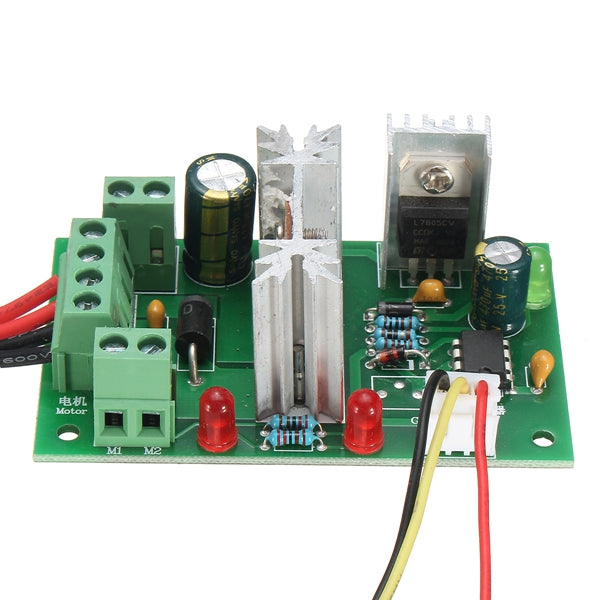 5 stuks dc 6-30v 200w pwm motor toerentalregelaar regelaar omkeerbare controle vooruit/achteruit schakelaar