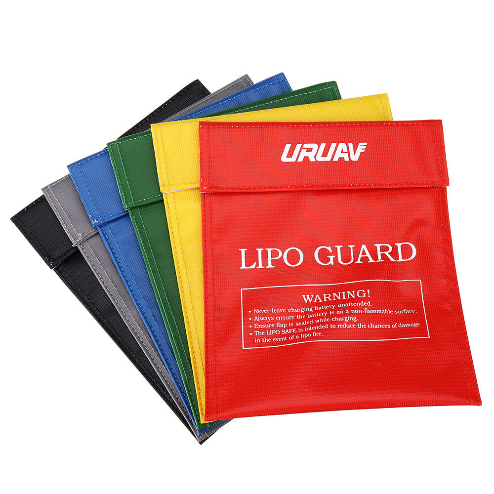 uruav waterproof explosion proof colorful lipo-batterijveiligheidstas 30x23cm