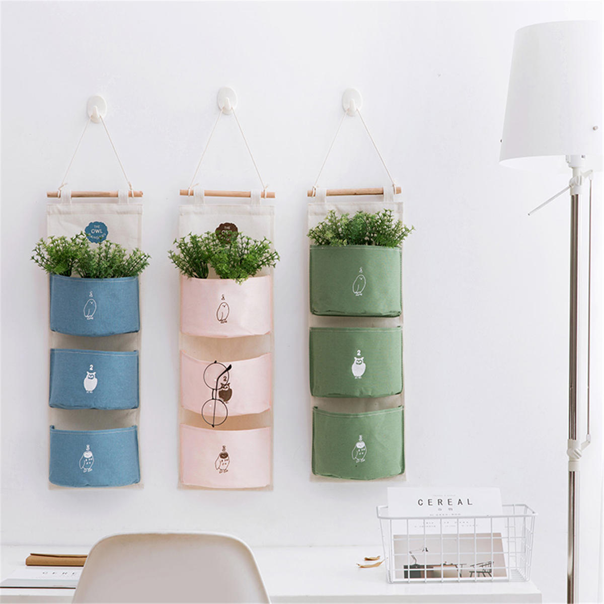 3 tassen hangende opbergtas organizer container auto badkamer deur kledingkast muur home decoraties