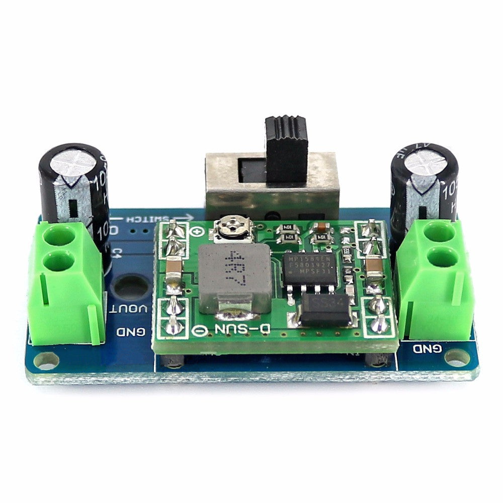 3 stuks mp1584 5v buck converter 4.5-24v instelbare step-down regulator module met schakelaar open-smart voor arduino - producten die werken met officiële voor arduino board s