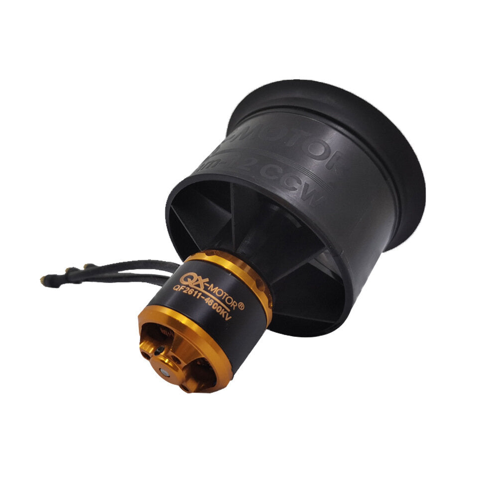 qx-motor 50mm 12-blade ducted fan edf unit met qf2611 3300kv 4000kv 4600kv 5000kv cw ccw borstelloze motor voor rc vliegtuig jet