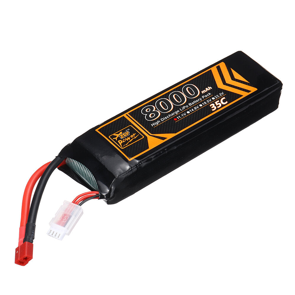 zop power 11.1v 8000mah 35c 3s lipo-batterij t deans-stekker voor rc-auto