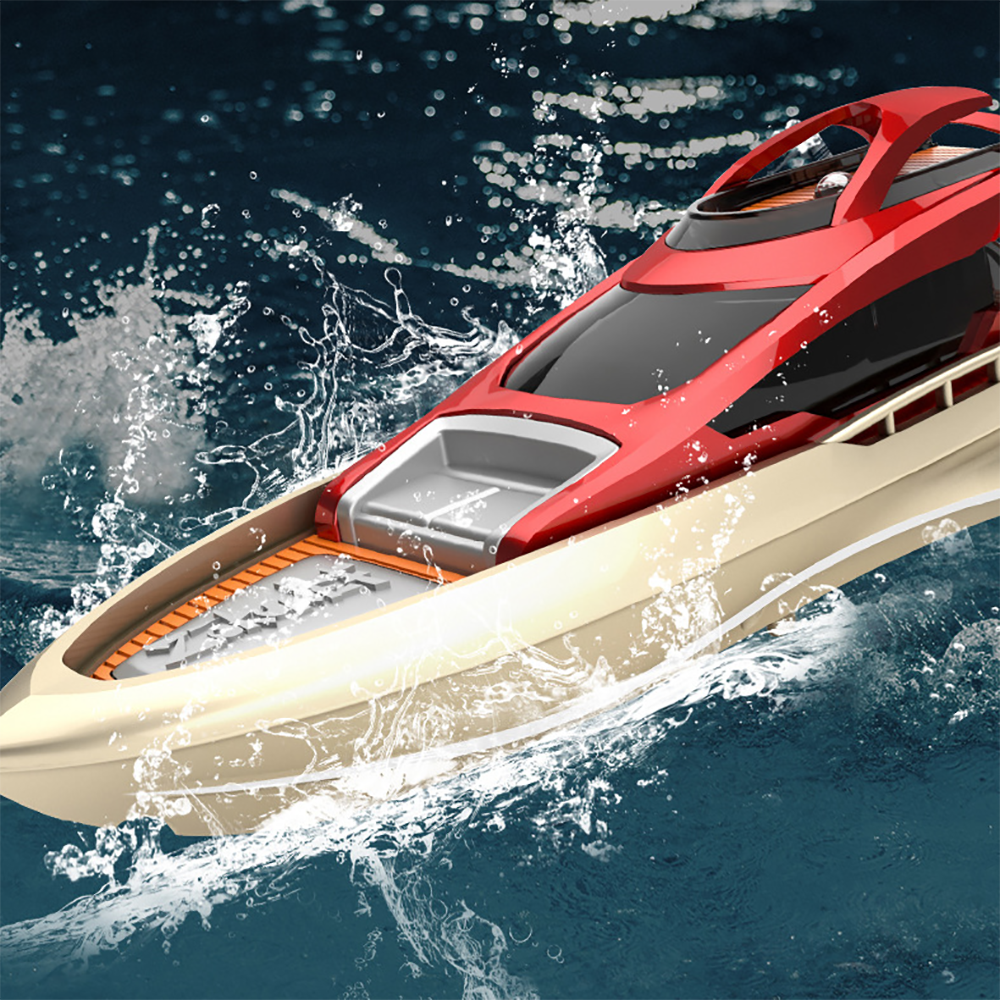 qt888-4 rc boot 2.4 ghz 15 km/u hoge snelheid afstandsbediening racing schip water speed boot kinderen model speelgoed